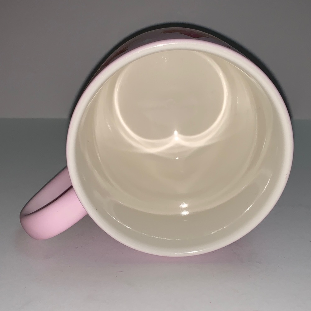 Peppermint and Pine Pink Mug with Festive Tree Design - Picture 3 of 9